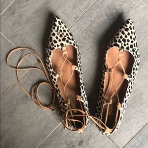 Halogen Leopard Flats